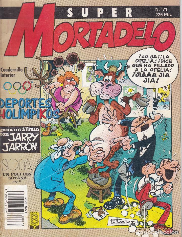 C&oacute;mics: SUPER MORTADELO N&ordm; 71 EDITADO POR EDICIONES B EN 1987. - Foto 1