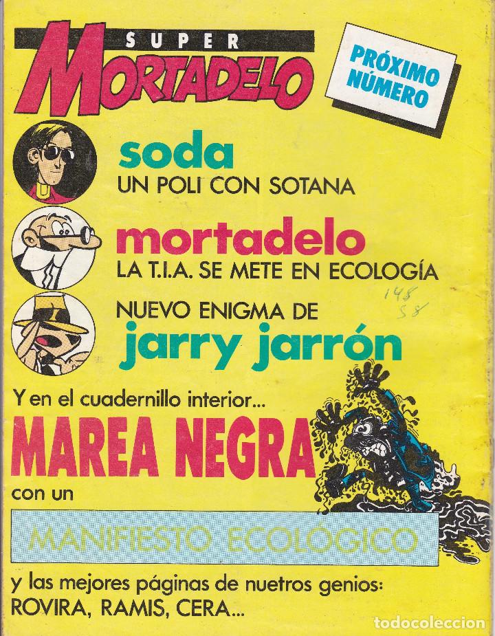C&oacute;mics: SUPER MORTADELO N&ordm; 71 EDITADO POR EDICIONES B EN 1987. - Foto 2