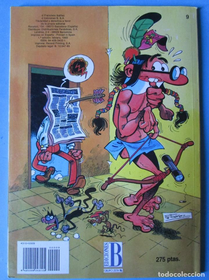 C&oacute;mics: OL&Eacute;! MORTADELO Y FILEM&Oacute;N N&ordm; 9 - EDICIONES B - 1&ordf; EDICI&Oacute;N 1993 - 275 PTAS. - Foto 3