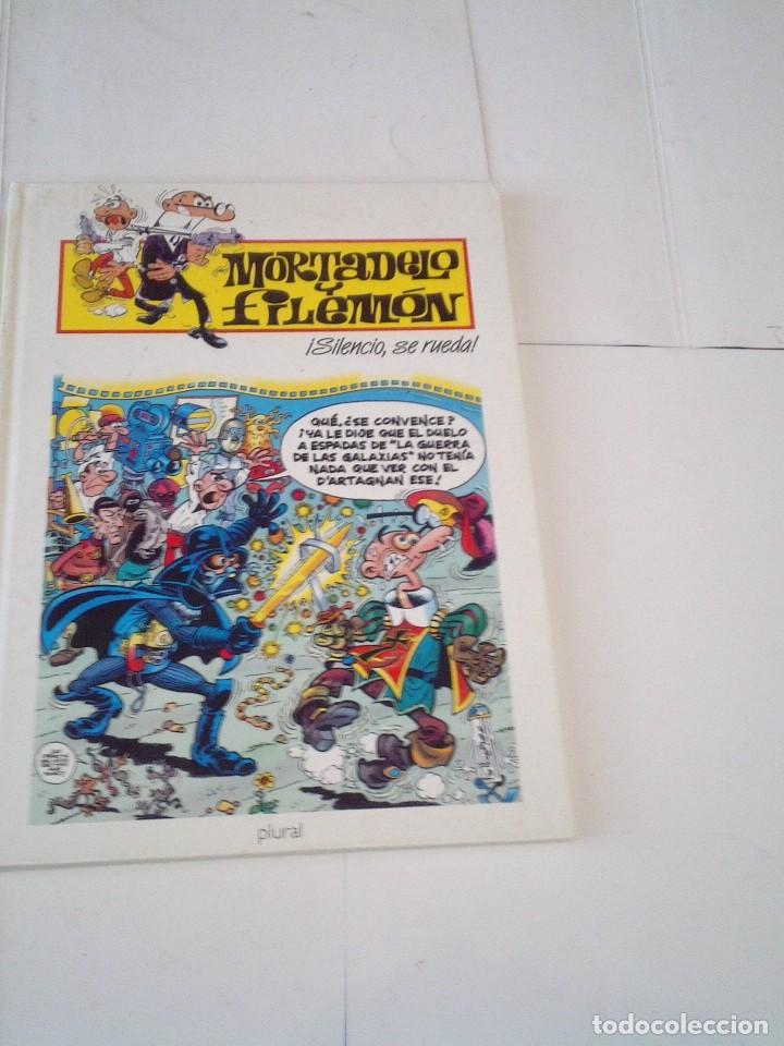 C&oacute;mics: MORTADELO Y FILEMON - SILENCIO SE RUEDA - ED PLURAL - BUEN ESTDO - CJ 122 - Foto 1