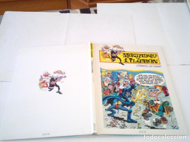 C&oacute;mics: MORTADELO Y FILEMON - SILENCIO SE RUEDA - ED PLURAL - BUEN ESTDO - CJ 122 - Foto 2