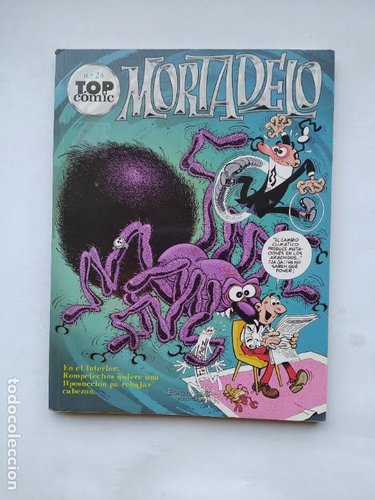 C&oacute;mics: TOP COMIC N&ordm; 24. MORTADELO. EDICIONES B. TDKC82 - Foto 1