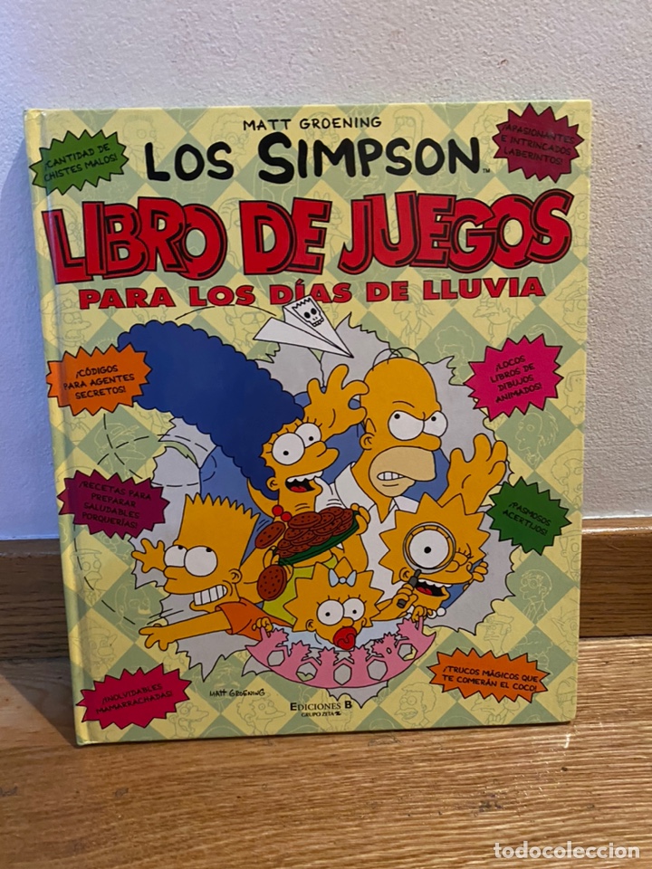C&oacute;mics: Los simpson Libro de juegos para los d&iacute;as de lluvia - Foto 1