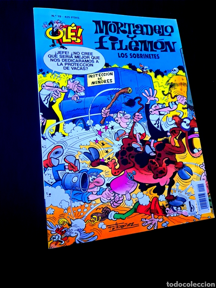 C&oacute;mics: EXCELENTE ESTADO 3&deg; TERCERA EDICION MORTADELO Y FILEMON 19 EDICIONES B OLE - Foto 1