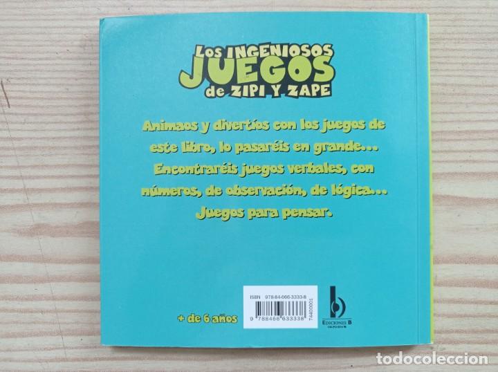 C&oacute;mics: Los Ingeniosos Juegos De Zipi Y Zape - 2008 - Ediciones B - Foto 5