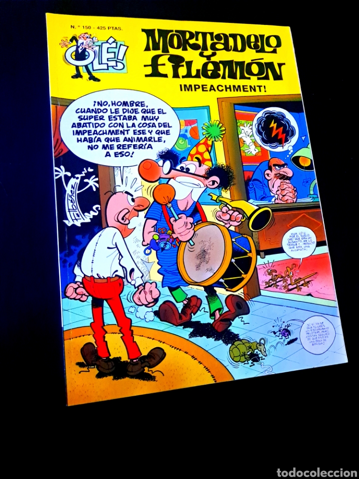 C&oacute;mics: EXCELENTE ESTADO 1&deg; PRIMERA EDICION MORTADELO Y FILEMON 150 EDICIONES B OLE - Foto 1