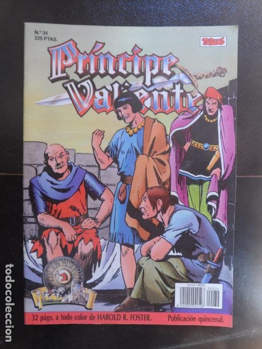 C&oacute;mics: EL PRINCIPE VALIENTE N&ordm; 34 EDICION HISTORICA EDICIONES B - Foto 1