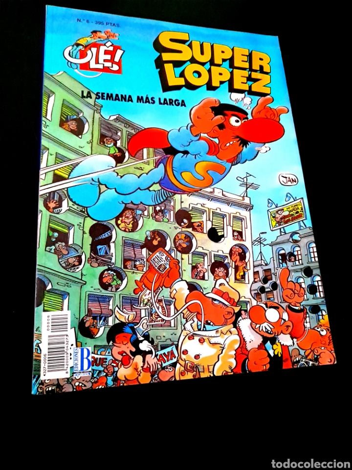 C&oacute;mics: CASI EXCELENTE ESTADO SUPER LOPEZ 6 COMICS EDICIONES B OLE - Foto 1