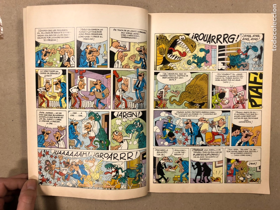 C&oacute;mics: MORTADELO Y FILEM&Oacute;N N&deg; 81 &ldquo;DINOSAURIOS&rdquo; (EDICIONES B 1994). - Foto 3