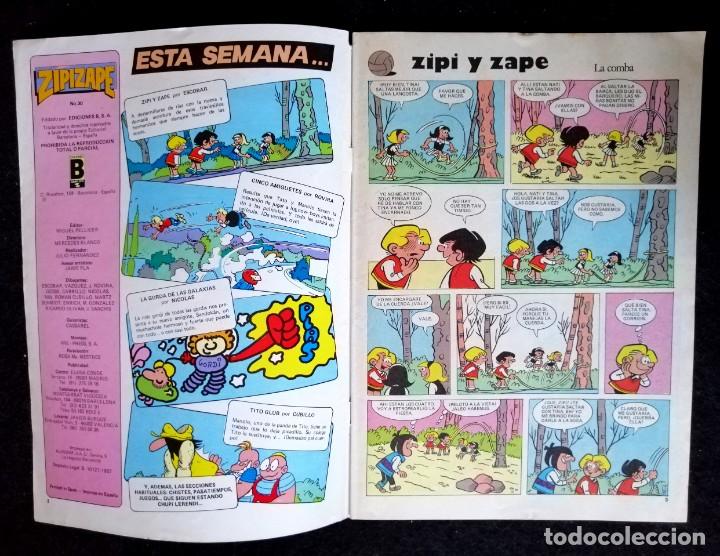 C&oacute;mics: ZIPI Y ZAPE - N&ordm; 30 - EDICIONES B. 1987 - 140 PTAS. - Foto 3