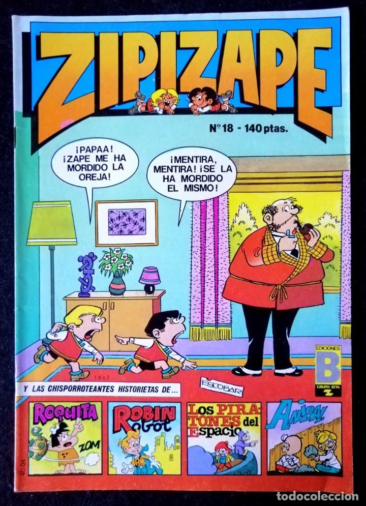 C&oacute;mics: ZIPI Y ZAPE - N&ordm; 18 - EDICIONES B. 1987 - 140 PTAS. - Foto 1