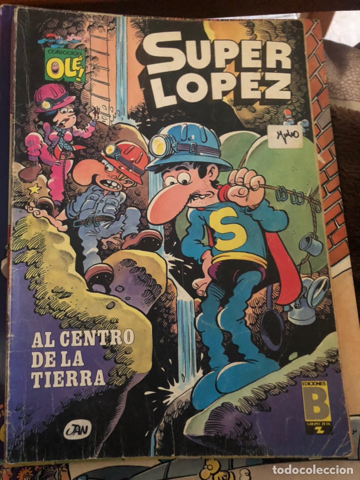 C&oacute;mics: S&Uacute;PER L&Oacute;PEZ. Ole n&uacute;m 10. Edici&oacute;n 1987. Al centro de la tierra - Foto 1