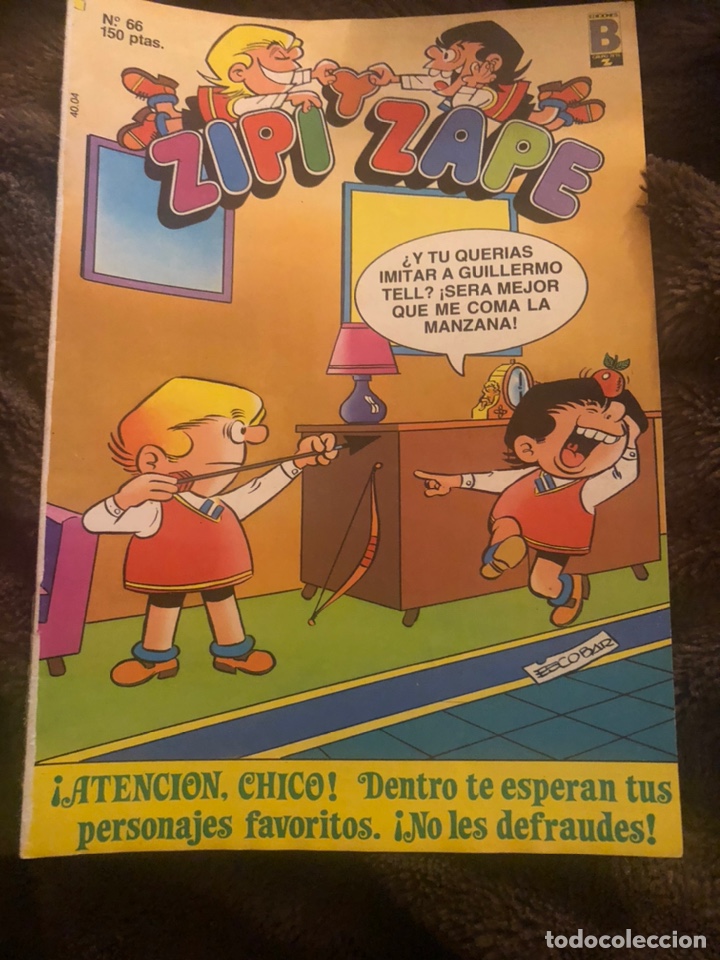 Comics: ZIPI Y ZAPE n&uacute;m 66. A&ntilde;o 1988. Ediciones B