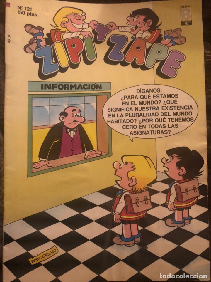 Comics: ZIPI Y ZAPE n&uacute;m 121. A&ntilde;o 1989. Ediciones B