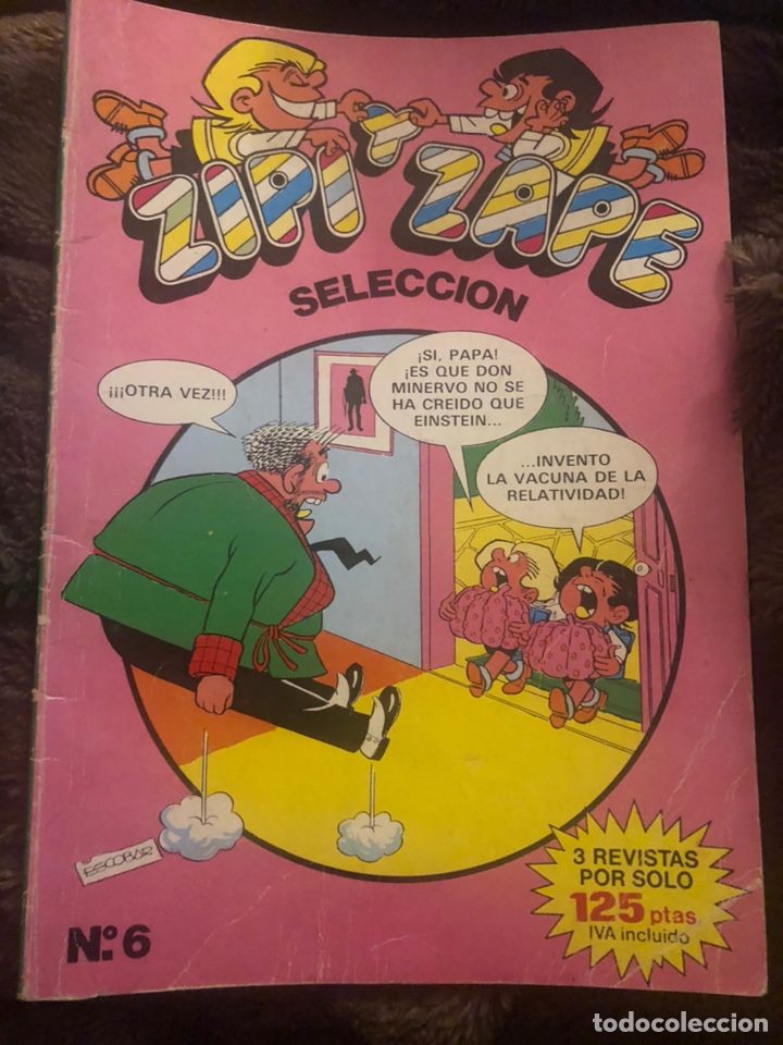 Comics: ZIPI Y ZAPE Selecci&oacute;n n&uacute;mero 6( incluye 3 revistas: n&uacute;m 620, 628 y 636). Ediciones B