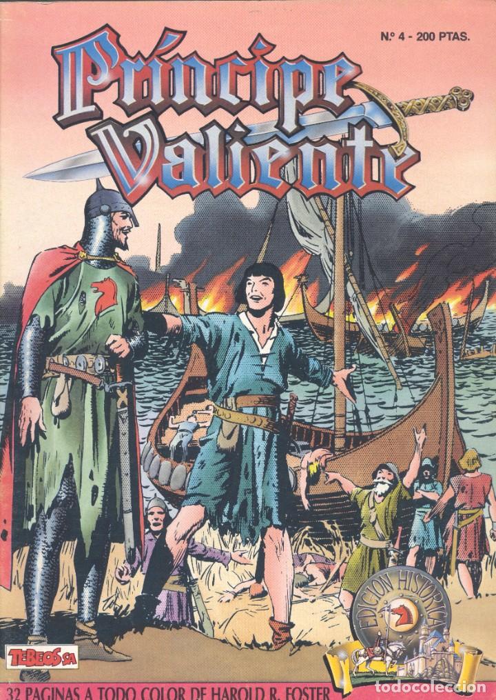 C&oacute;mics: pr&iacute;ncipe valiente n&ordm;4. Ediciones B, 1989. Foster - Foto 1