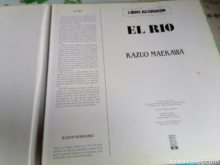 C&oacute;mics: LIBRO ACORDE&Oacute;N EL R&Iacute;O. KAZUO MAEKAWA. EDICIONES B - Foto 4