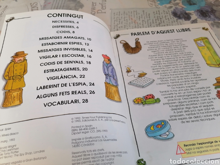 C&oacute;mics: COM FER-SE ESPIA COL&middot;LECCI&Oacute; LLIBRES ACTIUS EDICIONES B 1993 - Foto 2