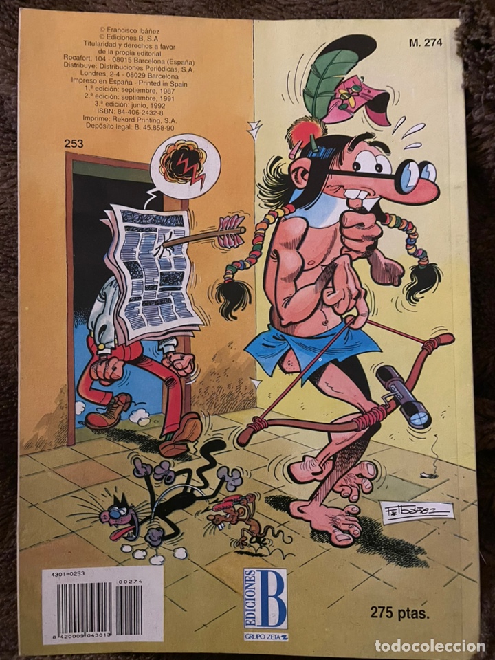 C&oacute;mics: MORTADELO Y FILEM&Oacute;N. Ole! N&uacute;m 274. Edici&oacute;n 1992 - Foto 2