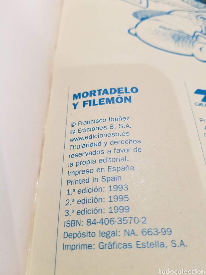 C&oacute;mics: Ol&eacute; Mortadelo y Filem&oacute;n nr 5 Ed B 3.&ordf; edici&oacute;n 1999 - Foto 5