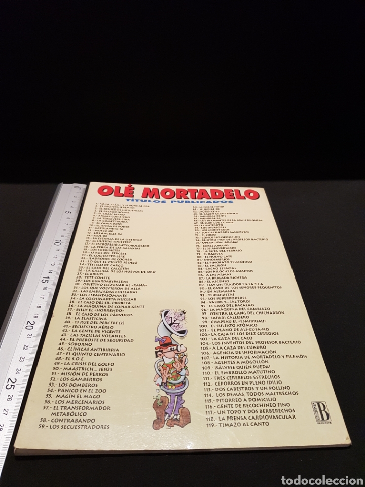 C&oacute;mics: Ol&eacute; Mortadelo y Filem&oacute;n nr 9 Ed B 2.&ordf; edici&oacute;n junio 1996 - Foto 2