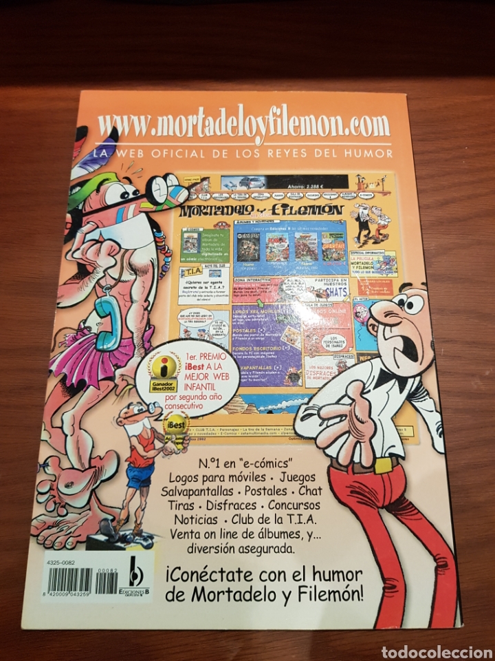 C&oacute;mics: Ol&eacute; Mortadelo y Filem&oacute;n nr 82 Ed B 4.&ordf; edici&oacute;n 2002 - Foto 2