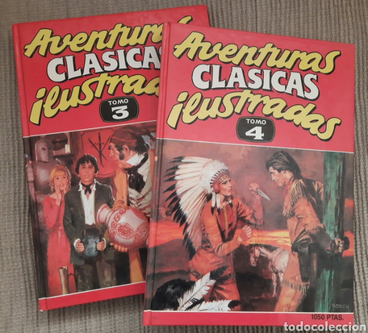 C&oacute;mics: AVENTURAS CLASICAS ILUSTRADAS TOMO 3 Y 4 - Foto 1