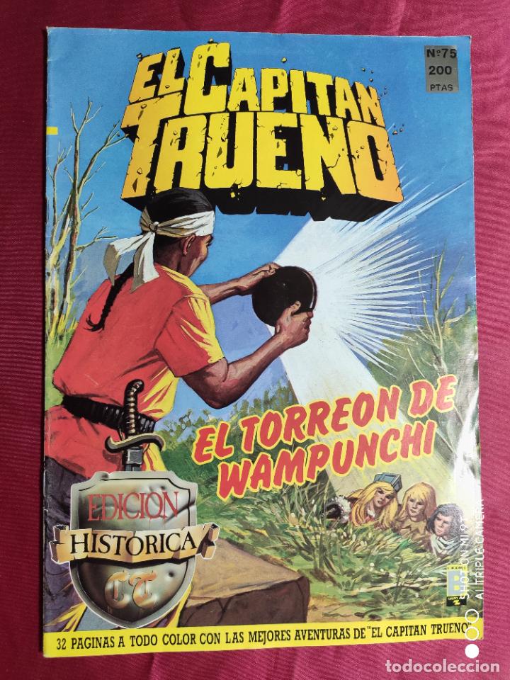 C&oacute;mics: CAPITAN TRUENO. N&ordm; 75. EDICION HISTORICA. EDICIONES B. - Foto 1