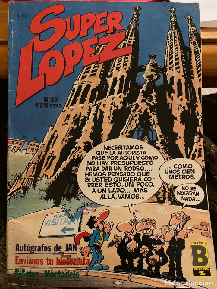 C&oacute;mics: REVISTA S&Uacute;PER L&Oacute;PEZ, n&uacute;m 22. Edici&oacute;n 1987