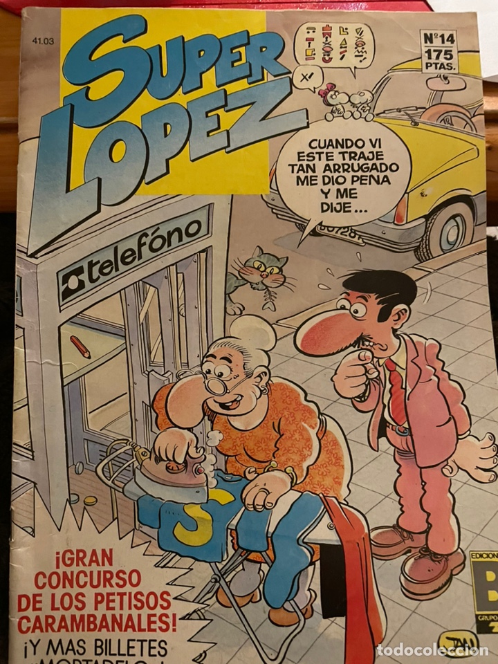 C&oacute;mics: REVISTA S&Uacute;PER L&Oacute;PEZ. N&uacute;m 14. Edici&oacute;n 1987