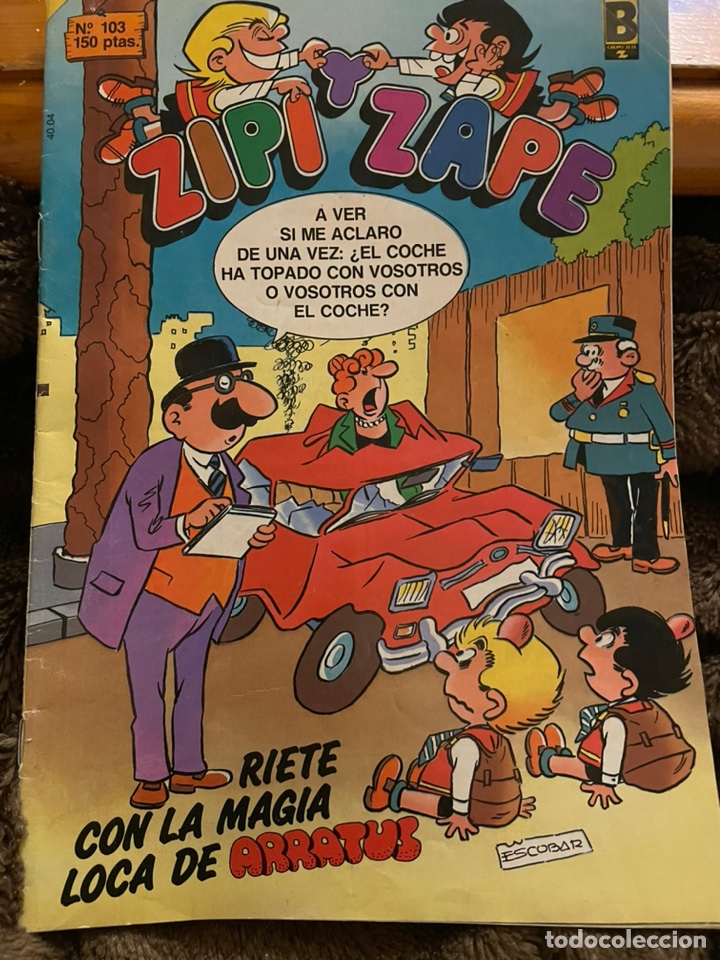 C&oacute;mics: ZIPI Y ZAPE. Revista n&uacute;m 103. Edici&oacute;n 1989
