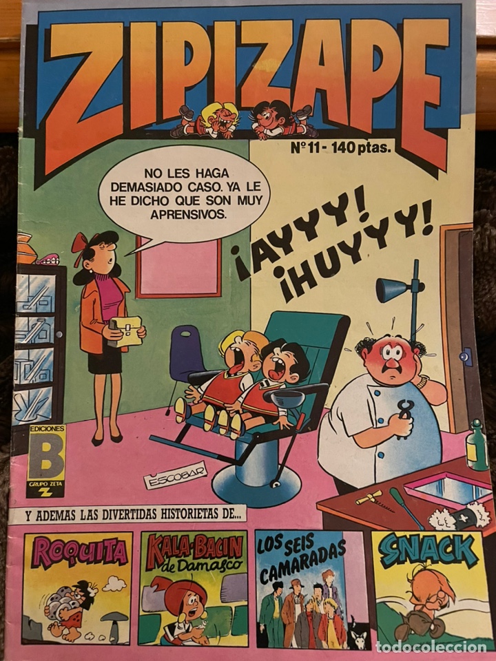 C&oacute;mics: ZIPI ZAPE. Revista n&uacute;m 11. Edici&oacute;n 1987