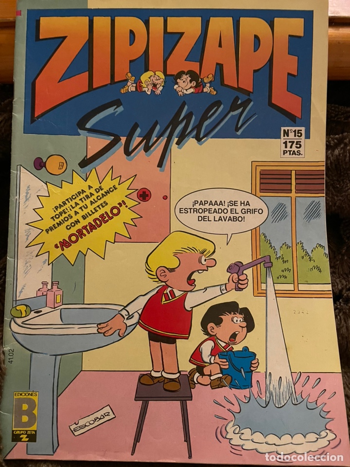 C&oacute;mics: ZIPI ZAPE S&Uacute;PER. Revista n&uacute;m 15. Edici&oacute;n 1987