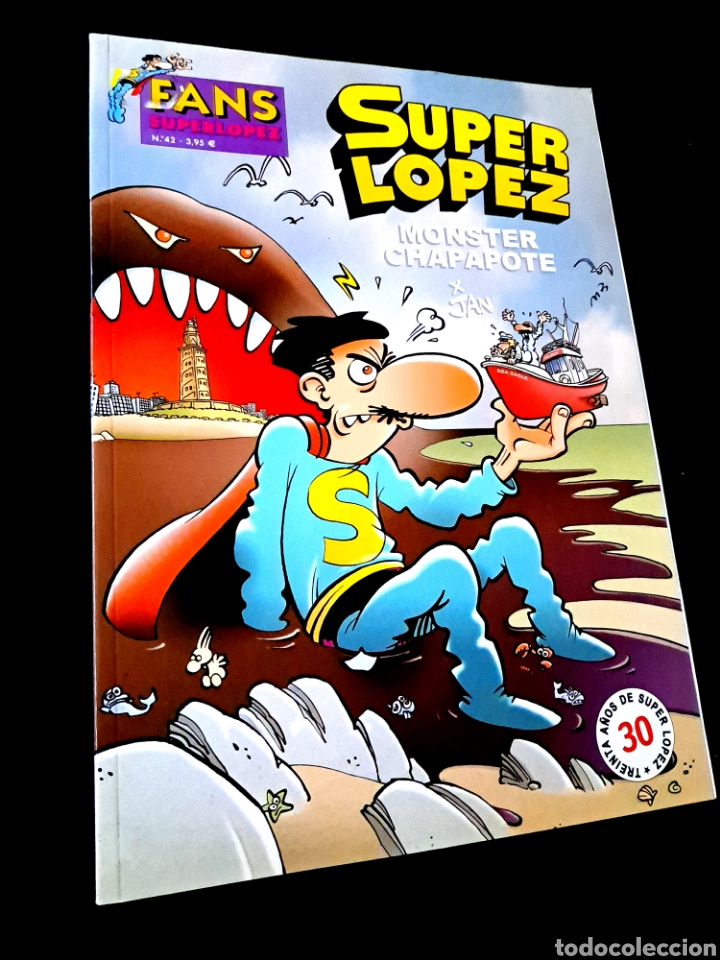 C&oacute;mics: CASI EXCELENTE ESTADO 1&deg; PRIMERA EDICION SUPER LOPEZ 42 COMICS EDICIONES B - Foto 1