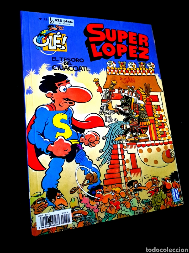 C&oacute;mics: CASI EXCELENTE ESTADO 1&deg; PRIMERA EDICION SUPER LOPEZ 21 COMICS EDICIONES B - Foto 1
