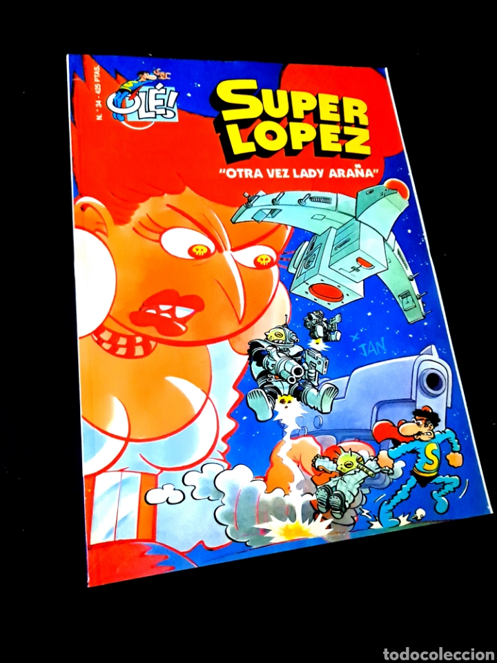 C&oacute;mics: CASI EXCELENTE ESTADO 1&deg; PRIMERA EDICION SUPER LOPEZ 34 COMICS EDICIONES B - Foto 1