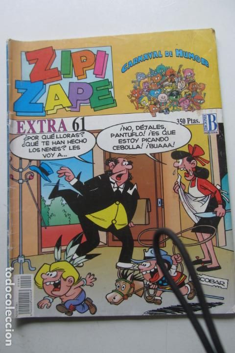 C&oacute;mics: ZIPI ZAPE - EXTRA 61 - CARNAVAL DE HUMOR EDICIONES B ARX64 - Foto 1