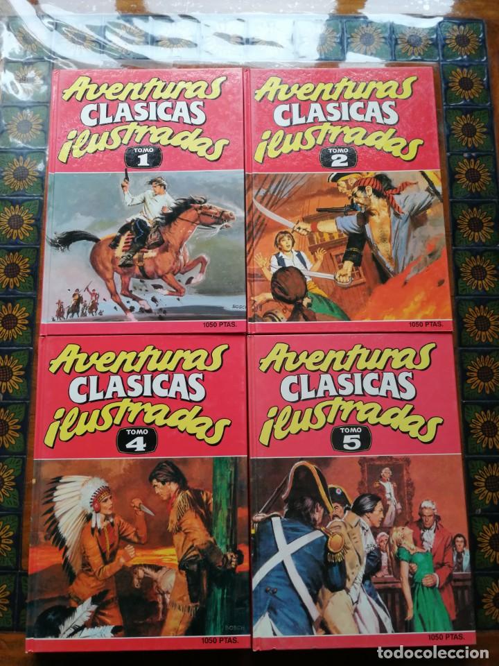 C&oacute;mics: 4 TOMOS DE AVENTURAS CLASICAS ILUSTRADAS. - Foto 5