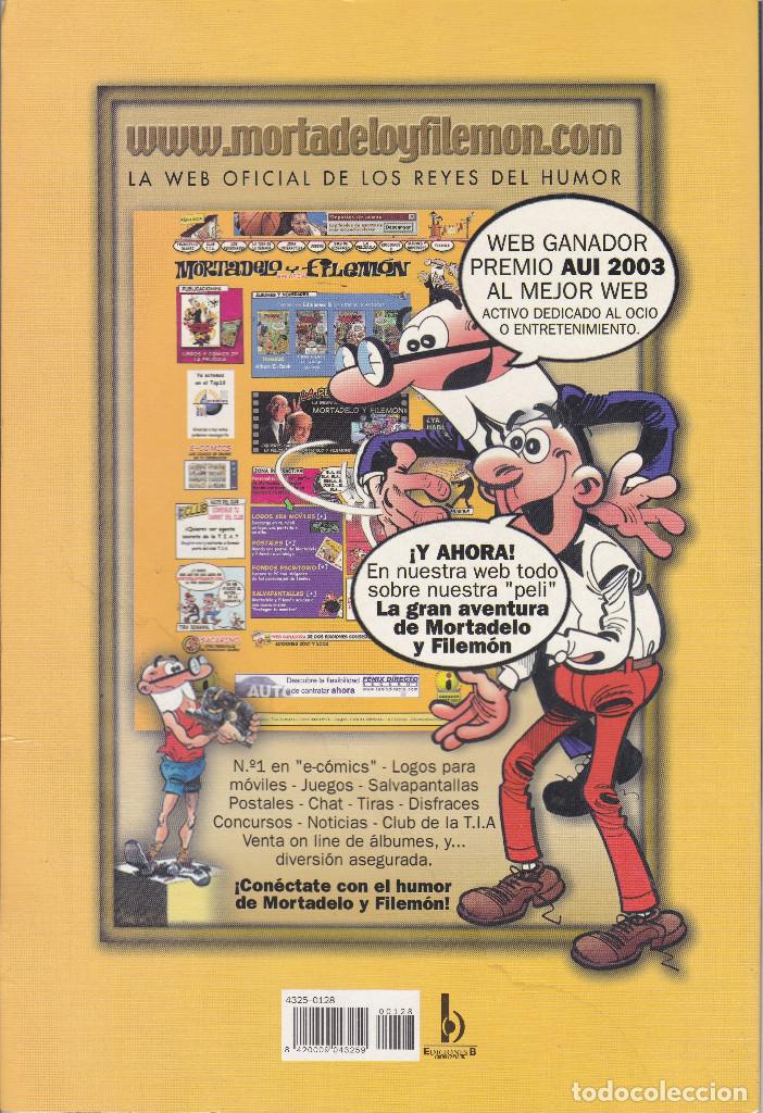 C&oacute;mics: MORTADELO Y FILEMO: ! SILENCIO, SE RUEDA &iexcl; EDITADO POR EDICIONES B EN 2003. - Foto 2