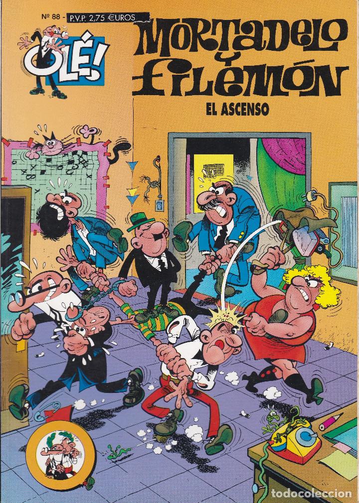 C&oacute;mics: MORTADELO Y FILEMO: EL ASCENSO. EDICIONES B 2000. - Foto 1