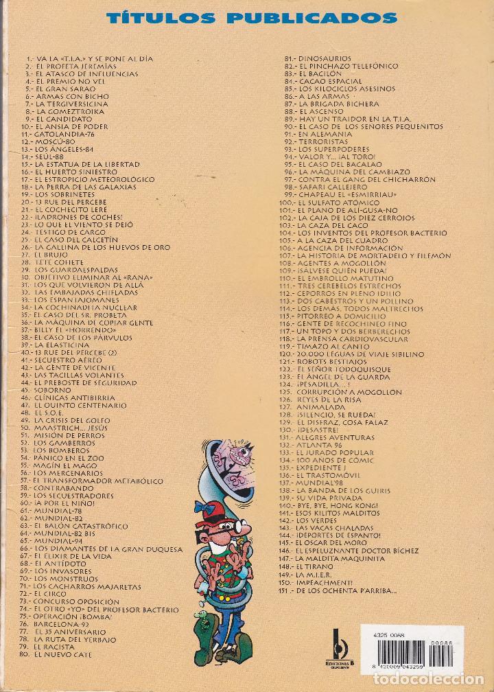 C&oacute;mics: MORTADELO Y FILEMO: EL ASCENSO. EDICIONES B 2000. - Foto 2