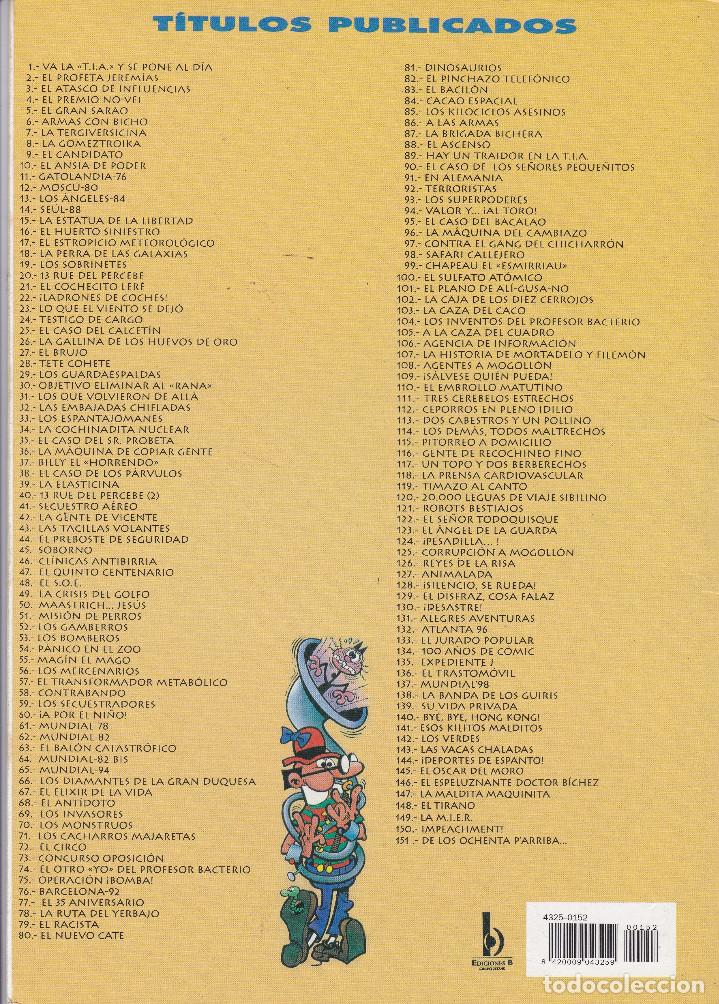 C&oacute;mics: MORTADELO Y FILEMO: SIGLO XX, QU&Eacute; PROGRESO&iexcl;. EDICIONES B 2000. PRIMERA EDICI&Oacute;N - Foto 2