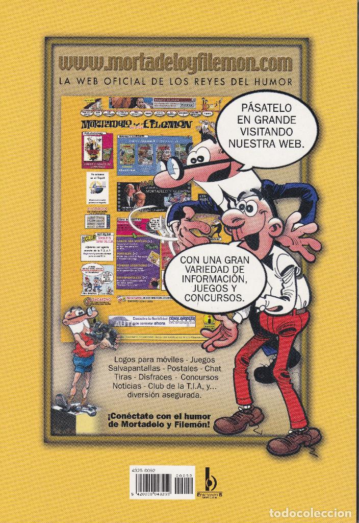 C&oacute;mics: MORTADELO Y FILEMO: TERRORISTAS. EDICIONES B 2004. - Foto 2
