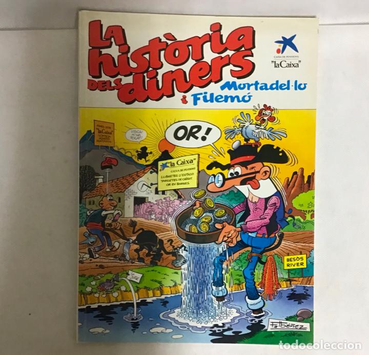 C&oacute;mics: LA HISTORIA DELS DINERS, MORTADEL.LO i FILEMO, LIBRO DE LA CAIXA - Foto 1