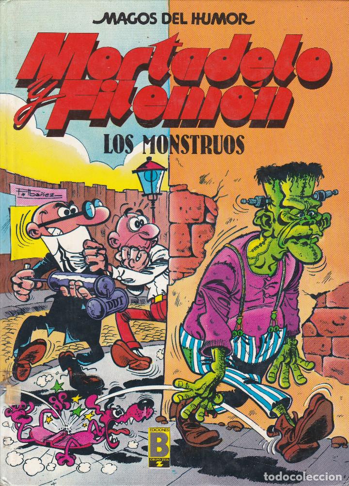C&oacute;mics: MORTADELO Y FILEMO: LOS MONSTRUOS. EDICIONES B. COLECCION MAGOS DEL HUMOR - Foto 1