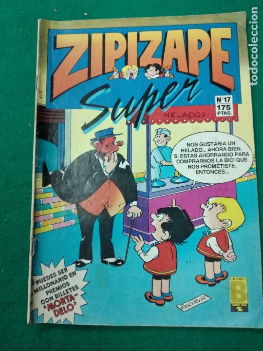 C&oacute;mics: SUPER ZIPI Y ZAPE. N&ordm; 17. EDICIONES B, 1987 - Foto 1