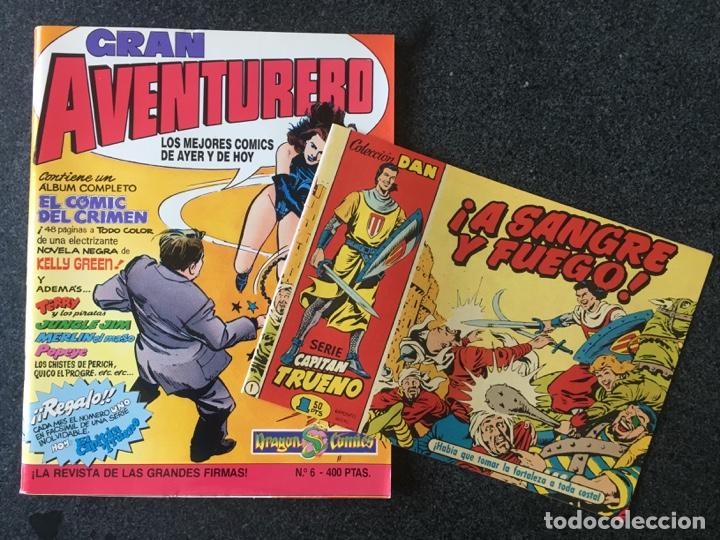 C&oacute;mics: GRAN AVENTURERO N&ordm; 6 + FACS&Iacute;MIL - DRAGON COMICS - 1&ordf; EDICION - EDICIONES B - 1989 - &iexcl;COMO NUEVO! - Foto 1