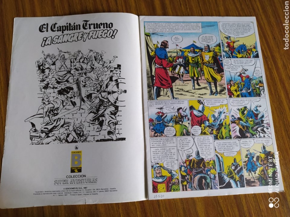 Cómics: El Capitán Trueno. Edición Histórica, Ediciones B. Número 1. - Foto 2 - 260523855