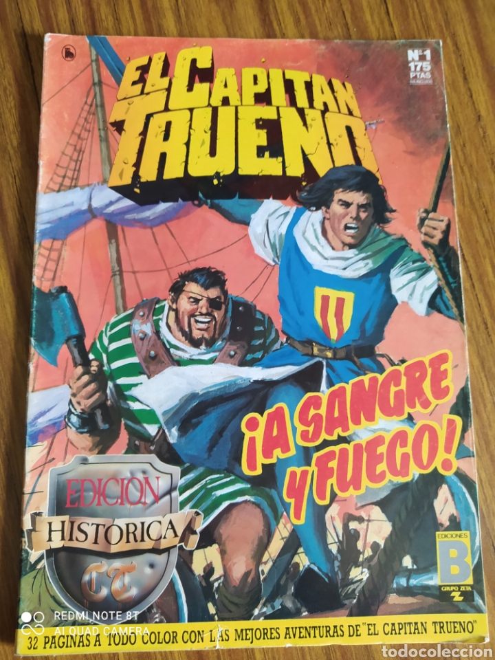 EL CAPITÁN TRUENO. EDICIÓN HISTÓRICA, EDICIONES B. NÚMERO 1. (Tebeos y Comics - Ediciones B - Clásicos Españoles)