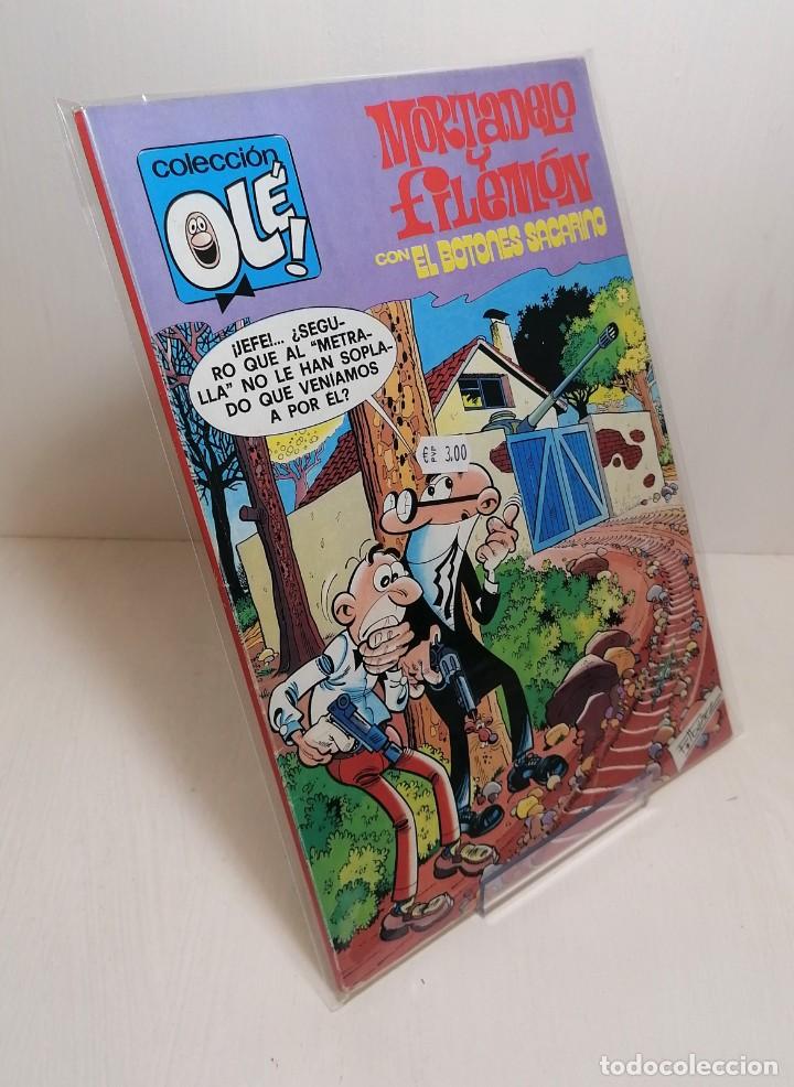 C&oacute;mics: Colecci&oacute;n ole: Mortadelo y Filem&oacute;n con el botones sacarino ediciones B - Foto 1